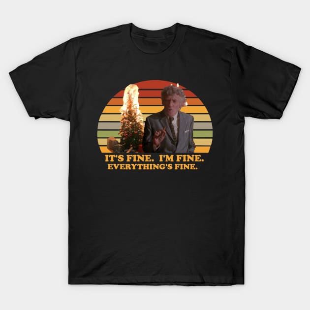 Uncle Lewis - It's Fine. I'm Fine. Everything's Fine. T-Shirt by Bigfinz